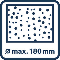 Beton max. 180 mm.
