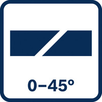 Gehrungsschnitte 045°.