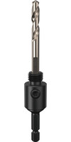 Aufsteckhalter und Zentrierbohrer für Lochsäge