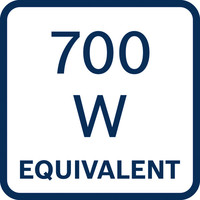 700-W-Äquivalent.