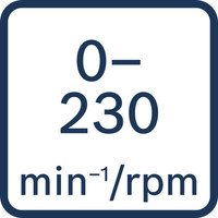 0230 U/min.