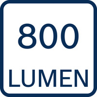 800 Lumen.