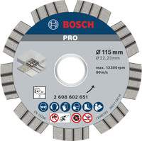 PRO Concrete Diamanttrennscheibe für kleine Winkelschleifer, Bohrung 22,23 mm