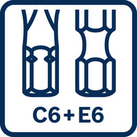 C6 E6 Gebisse.