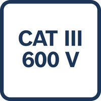 CAT III 600 V.