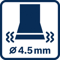 Schwingkreisdurchmesser 4,5 mm.