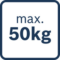 Maximal 50 kg.