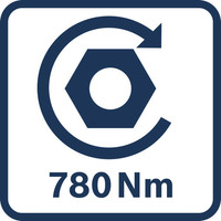 Anziehdrehmoment 780 Nm.