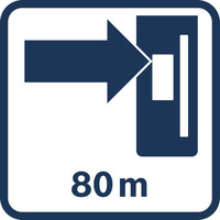 Arbeitsbereich 80 m.