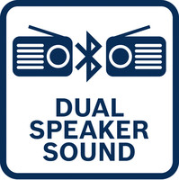 Dual-Lautsprecher-Sound.