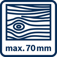 Holzsägen max. 70 mm.