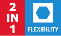 2-in-1-Flexibilität.
