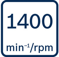 1400 U/min.