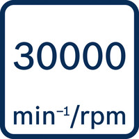 30000 U/min.