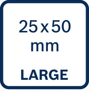 25x50 mm groß.