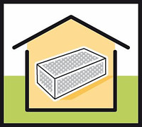 Materialsymbol Porenbeton