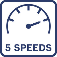 5 Geschwindigkeiten.