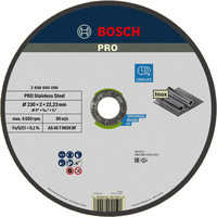 PRO Stainless Steel gebundene Long Life Trennscheibe für große Winkelschleifer, Bohrung 22,23 mm