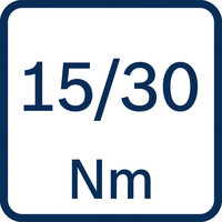 Drehmoment 15/30 Nm.