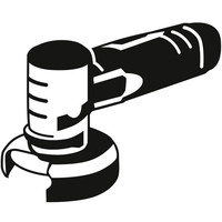 Mini-Winkelschleifer.