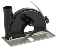 Führungsschlitten mit Absaugstutzen mit werkzeugloser Befestigung