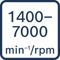14007000 U/min.