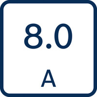 8,0 Ampere.