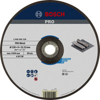 PRO Metal gebundene Schleifscheibe für große Winkelschleifer, Bohrung 22,23 mm, oSa