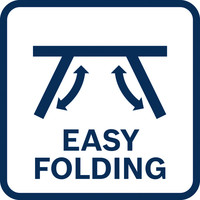 Einfaches Zusammenklappen.