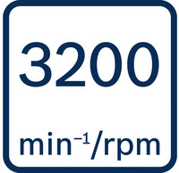 3200 U/min.