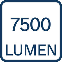 7500 Lumen.