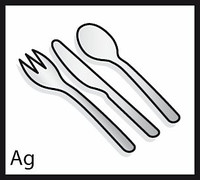 Materialsymbol Silber