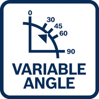 Variabler Winkel.