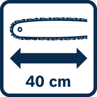40 cm Kette.