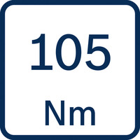 Drehmoment 105 Nm.