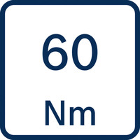 60 Nm Drehmoment.