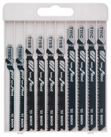 10-teilige Holzstichsägeblatt-Sets Basic for Wood mit T-Schaft