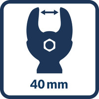 Kabeldurchmesser 40 mm.