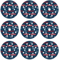 EXPERT O780 Folienschleifscheiben-Set, 125 mm, 9‑tlg.