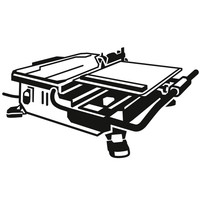 Tragbare Fliesensäge.