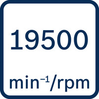 19500 U/min.