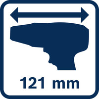 Kopflänge 121 mm.