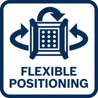 Flexible Positionierung.