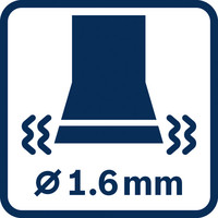 Vibration 1,6 mm.