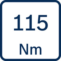 Drehmoment 115 Nm.