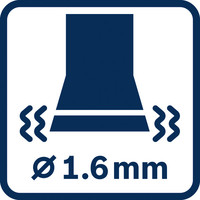 Schwingung 1,6 mm.