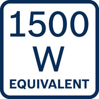 1500-Watt-Äquivalent.