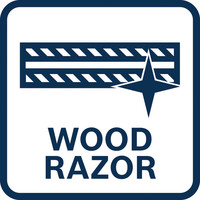 Holzrasierer.
