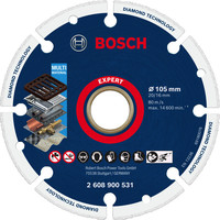 EXPERT Diamond Metal Wheel Trennscheibe für kleine Winkelschleifer, Bohrung 16 mm