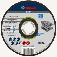 PRO Stainless Steel and Metal gebundene Long Life Trennscheibe für kleine Winkelschleifer, X-Lock